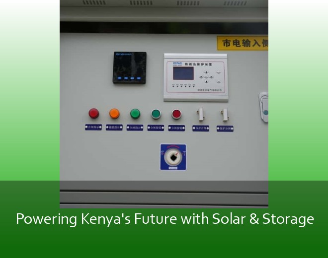 Powering Kenya's Future with Solar & Storage